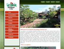 Tablet Screenshot of hotellaquintasarapiqui.com